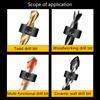 8Pcs Drill Bit Depth Stop Collar Set Adjustable Positioner Rings Split Rings 3-16mm with Wrench for Woodworking Tools