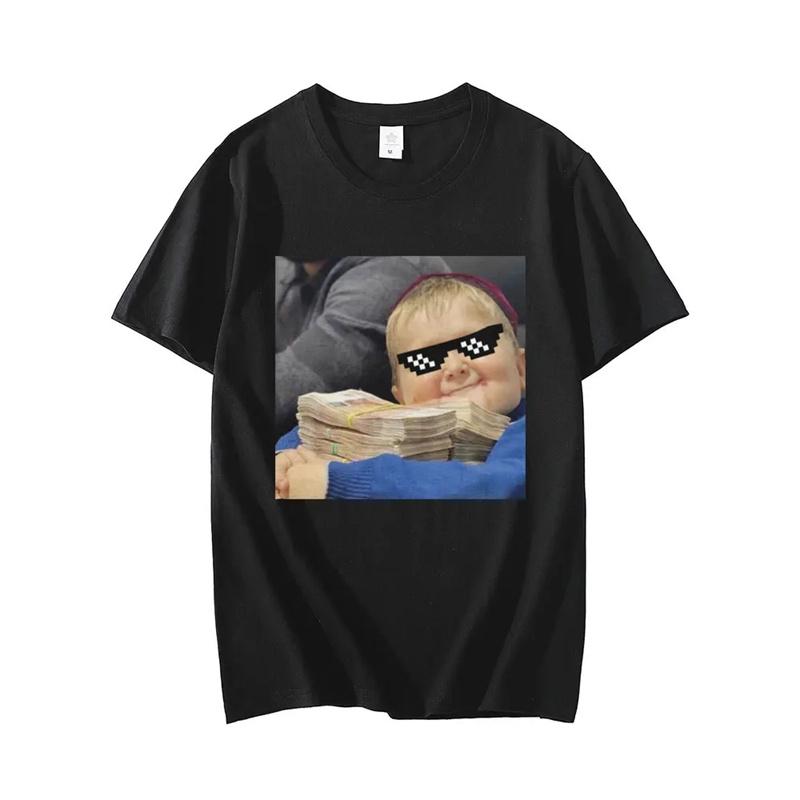 Hasbulla Fighting T Shirt Unisex Russia Classic Mini Khabib Blogger Graphic Tshirts Women Funny Streetwear Tops Tees Shirts