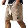 Men's Summer Drawstring Shorts, Men's Casual Straight-Leg Beach Pants