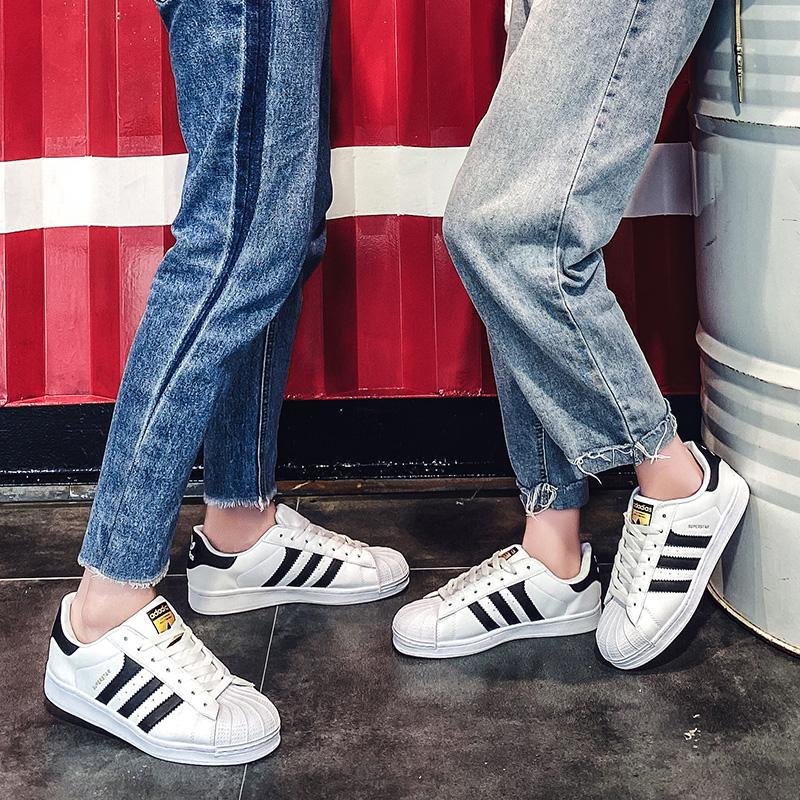 Buy White Shoes Men Women Shell Toe Sneakers Casual Sport Shoes 3544 at affordable prices