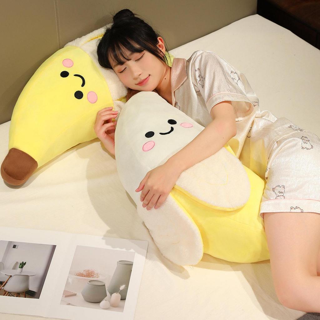Extra-Large Banana Doll Hug Pillow for Girls – Perfect As a Sleeping Buddy, Leg Clamping Pillow, or Sofa Back Cushion