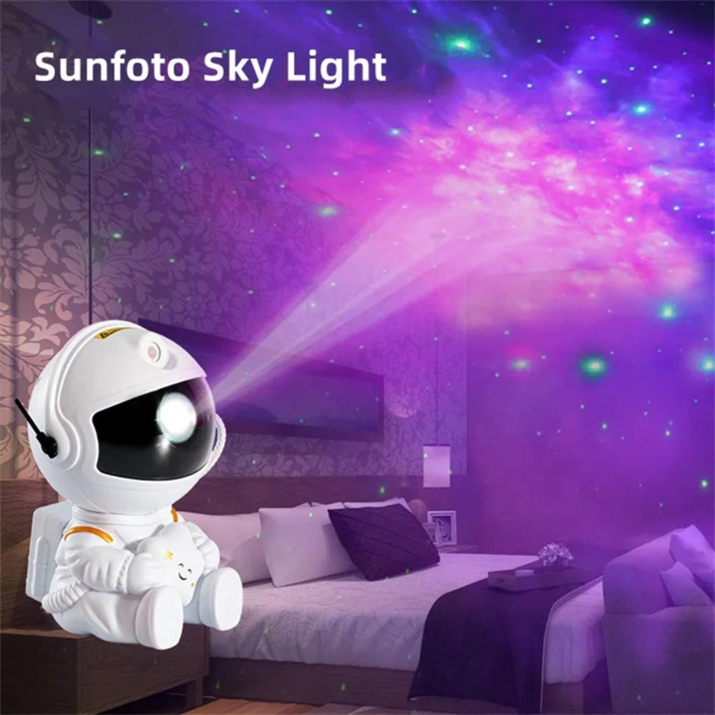 New Star Projector LED Night Light Starry Sky Astronaut Porjectors Lamp  Decoration Bedroom  Decorative Children Gifts