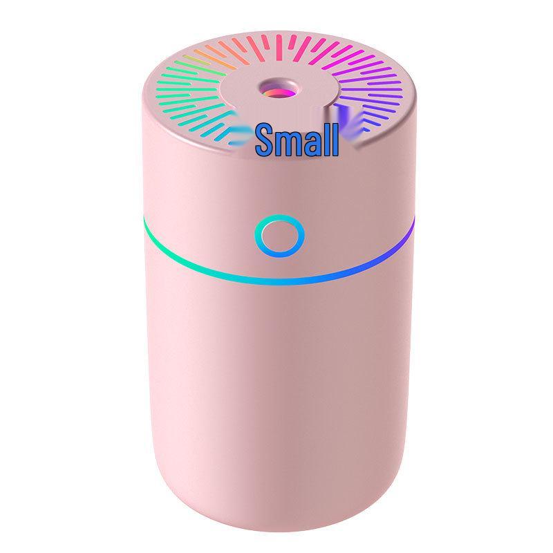 Iridescent Compact Humidifier for Desktop or Car розовый