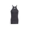 Tennis Premium Tank Top Color Block Logo Tennis Vest Women Tops Black IL7376