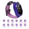 E12 Kid Phone Smart Watch Insert Card Take Photo with Colours TFT Screen(black &pink&purple)