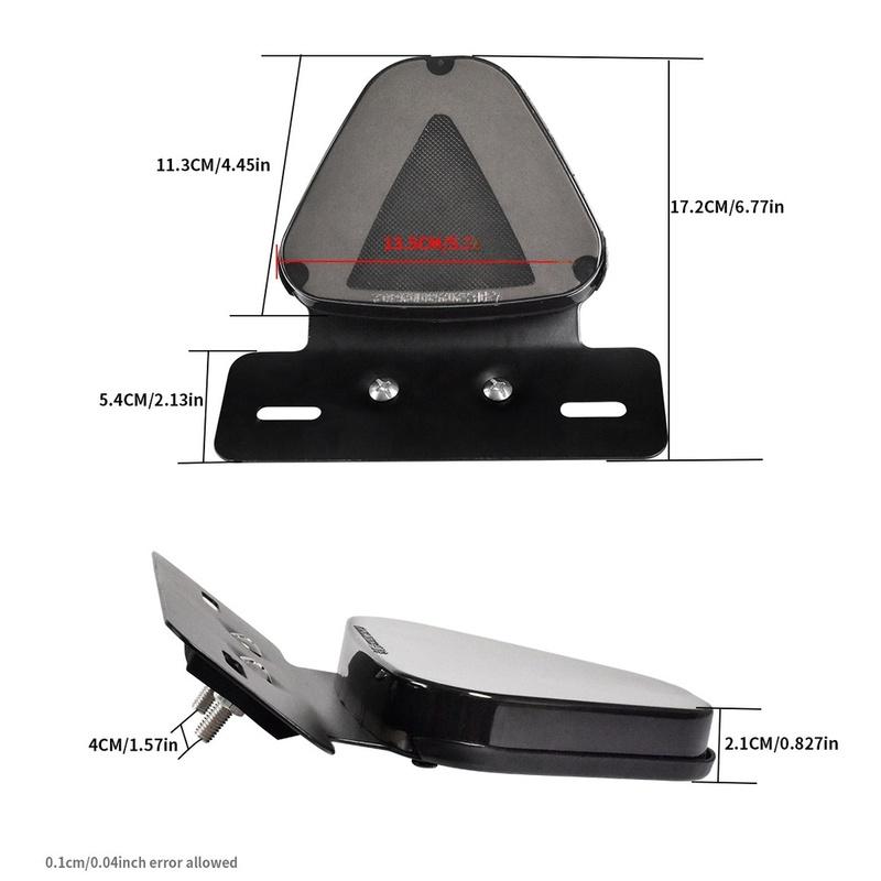 LED Tail Brake Lamp Driving Running Lights Many Color Modes For Car Truck Bike Motorcycle Rear Stop Signal Lamps Motorcycle Part