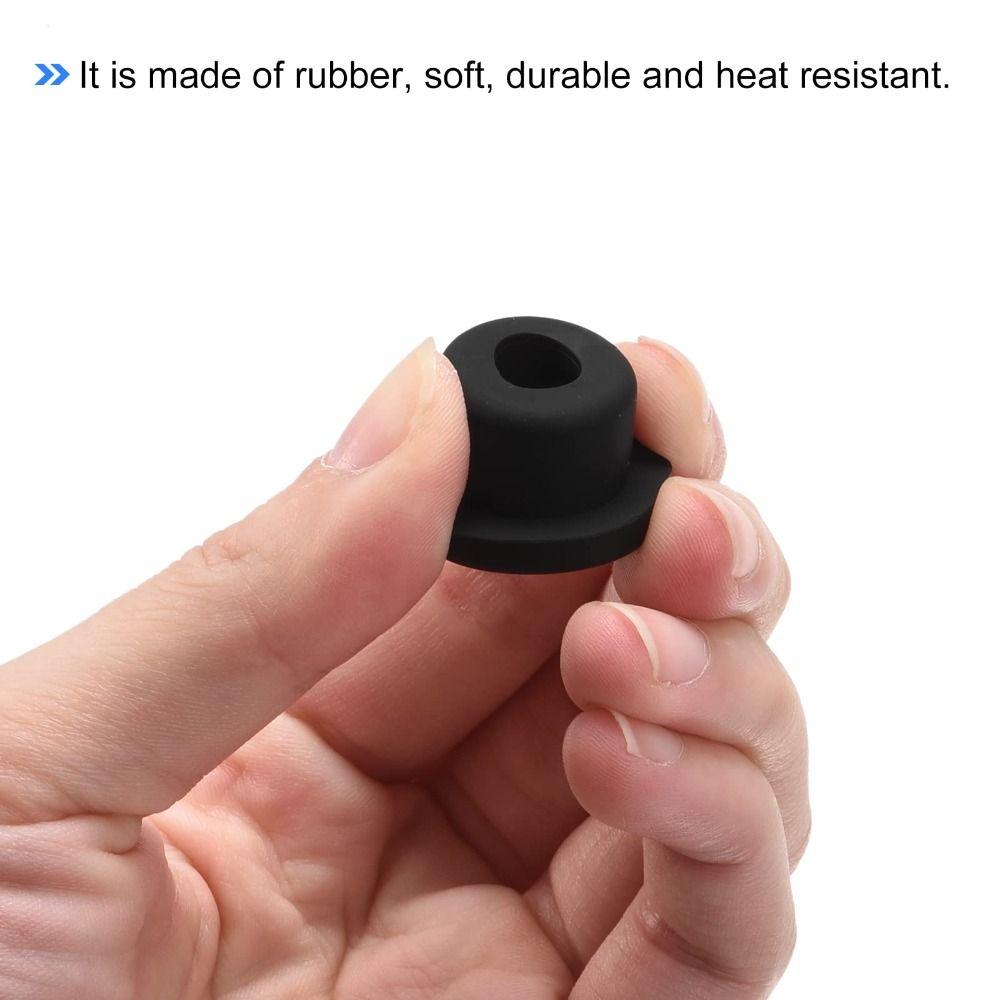 4PCS 19mm Rubber Grommet Rubber for Organizing and Protecting Cord Durable Round T Type