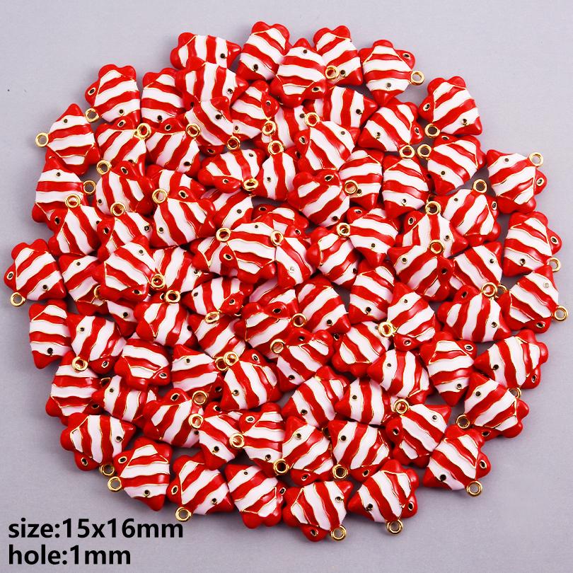 3D Fruit/Animal Enamel Charms For Jewelry Making Supplies Cherry Pea Lobster Corn Pendant Charm DIY Earrings Keychain Materials