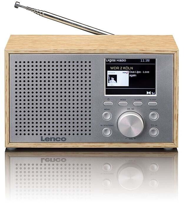 Радиобудильник Lenco DAR-017 DAR-017WH Holz