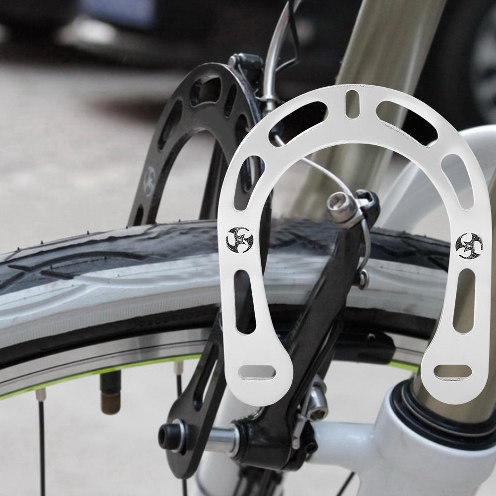 Aluminum Alloy Bicycle V brake Brake Boosters with Screws for Mountain Bike (Aluminum color)