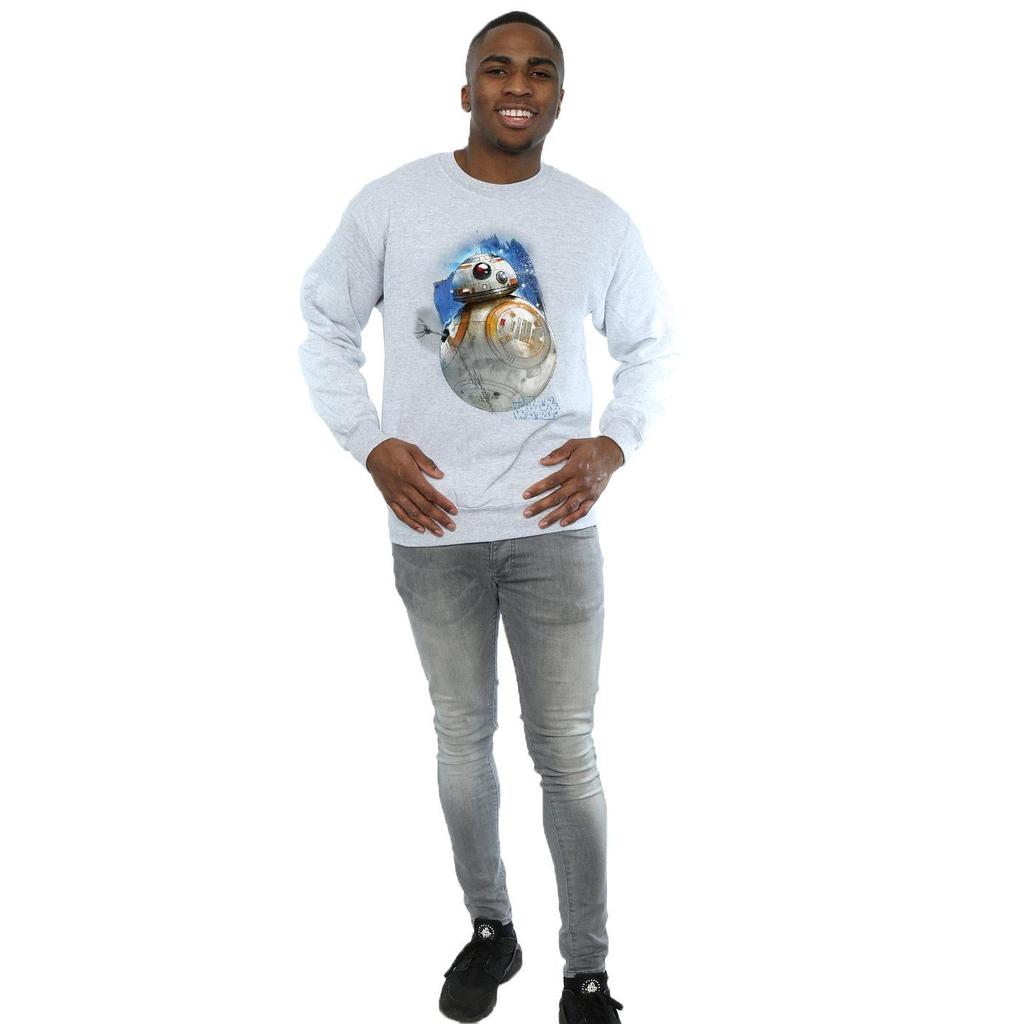 Star Wars Mens The Last Jedi BB-8 Brushed Sweatshirt
