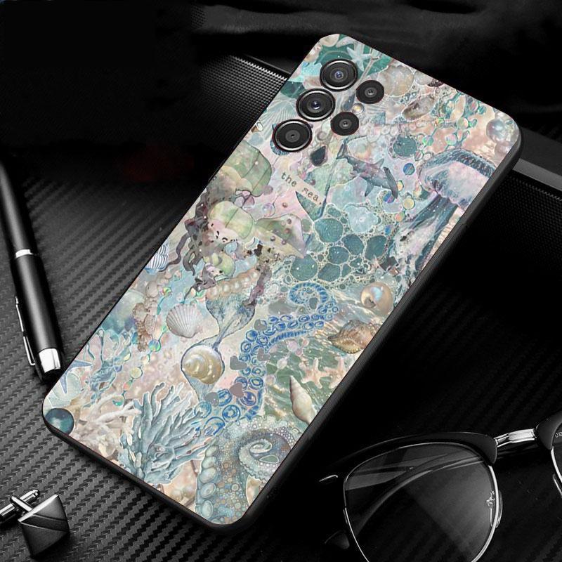 Phone Case For Samsung Galaxy S26 S25 S24 S23 S22 Ultra S23 S22 S25 Plus S24FE S23FE S26Edge Ocean Starfish