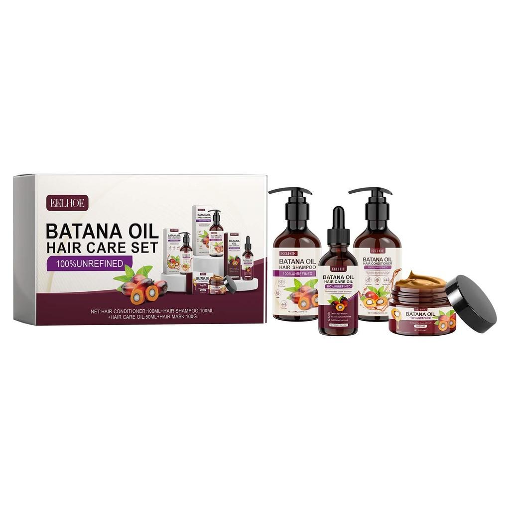 Eelhoe Batana Oil Nourishing Hair Care Set For Silky Smooth Frizz Control And Repair