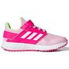 Adidas Fortafaito El K Comfortable Slip Resistant And Breathable Low top Kids' Running Shoes Pink White Kids' F36104
