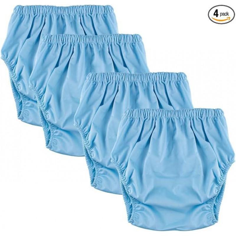 Reusable Incontinence Underwear Adults Elderly Men Women Washable Leak-Proof Briefs 4-Pack