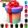 Nervige verschachtelte Schraubgeschenkbox Drehende Geschenkboxen Nervige Geschenkboxen Lustige Weihnachtsgeschenkboxen 3D-Druck Scherzspielzeug Spielzeug