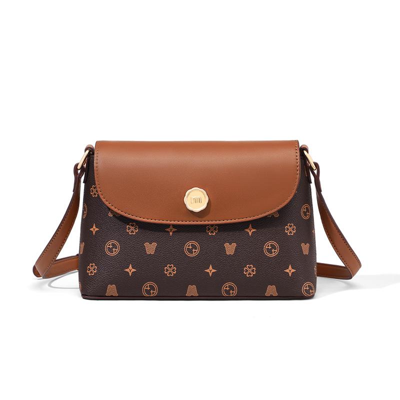 Women's Bag Mobile Phone Bag Textured Small Bag Fashion Versatile Commuter Retro Shoulder Messenger Bag