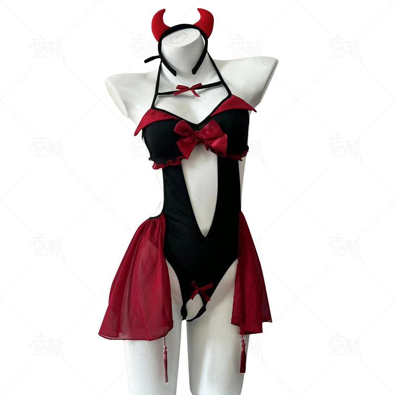 Lingerie Uniform Sexy COS Halloween Imp Uniform Succubus Christmas Game Set