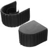 2Pcs Ladder Protective Covers Heavy Duty Plastic End Caps for Extension Ladders Aluminum Alloy Ladder Accessories