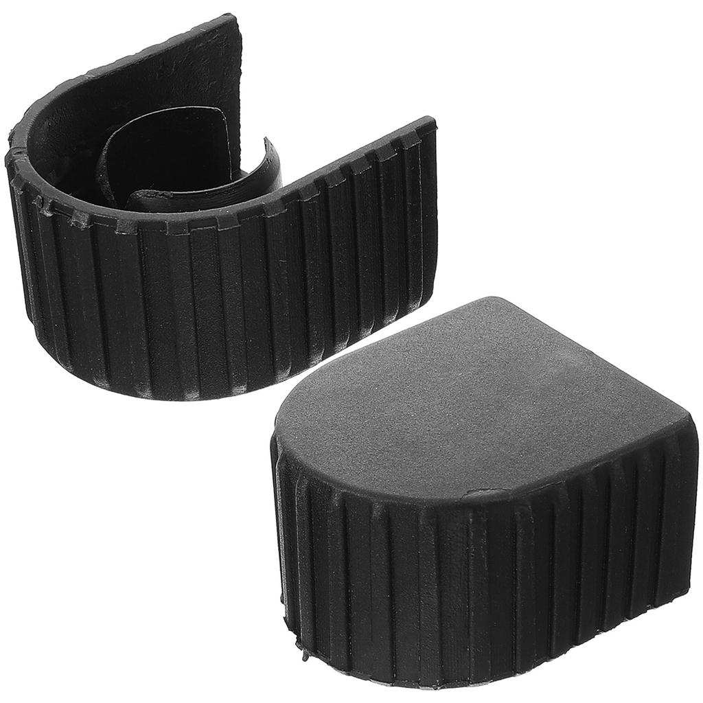 2Pcs Ladder Protective Covers Heavy Duty Plastic End Caps for Extension Ladders Aluminum Alloy Ladder Accessories