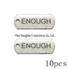 DIY Vintage Gold Inspirational Word Tag Pendant for Jewelry Making