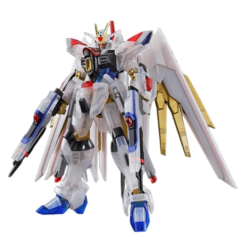 BANDAI SPIRITS Mobile Suit Gundam SEED FREEDOM HG 1/144 Mighty Strike Freedom Gundam Clear Color ZGMF/A-262PD-P Gundam Base Exclusive / MIGHTY STRIKE