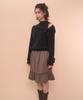 BELLIALEU Fuzzy Boat Neck Knit-Black