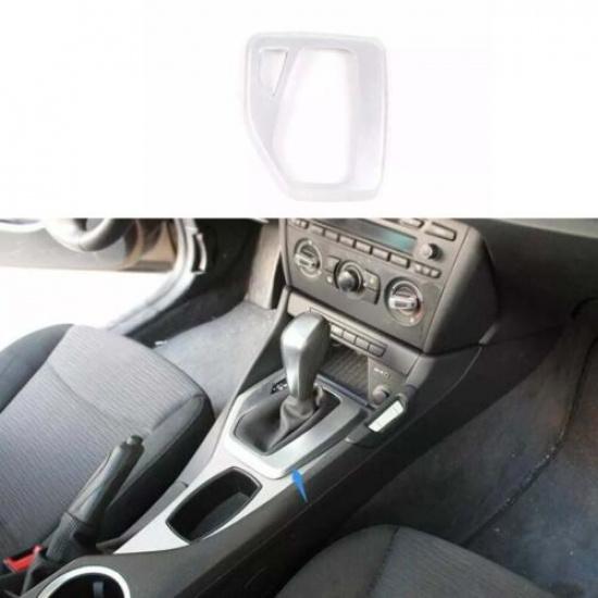 Strip Cover 10-15 Car Central Console Gear Shift Fit For BMW X1 E84 Matte Silver