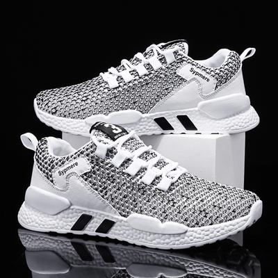 Neue Hohl Mesh Sportschuhe Atmungsaktiv Leichte Stoßdämpfende Low-Top Freizeitschuhe Herren Outdoor Bequeme Tennisschuhe