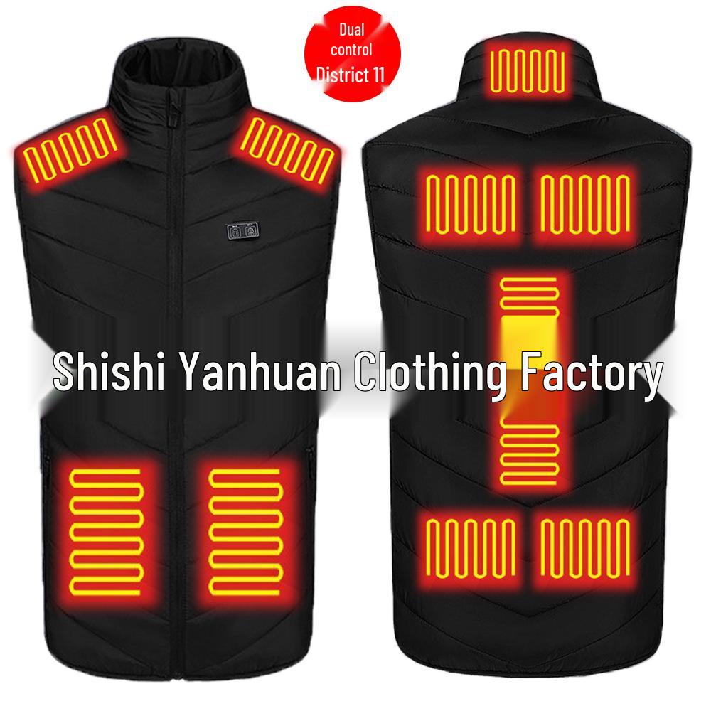 USB Elektrisch Beheizte Weste für Herbst/Winter - Intelligente, Konstante Temperatur Heizkleidung
