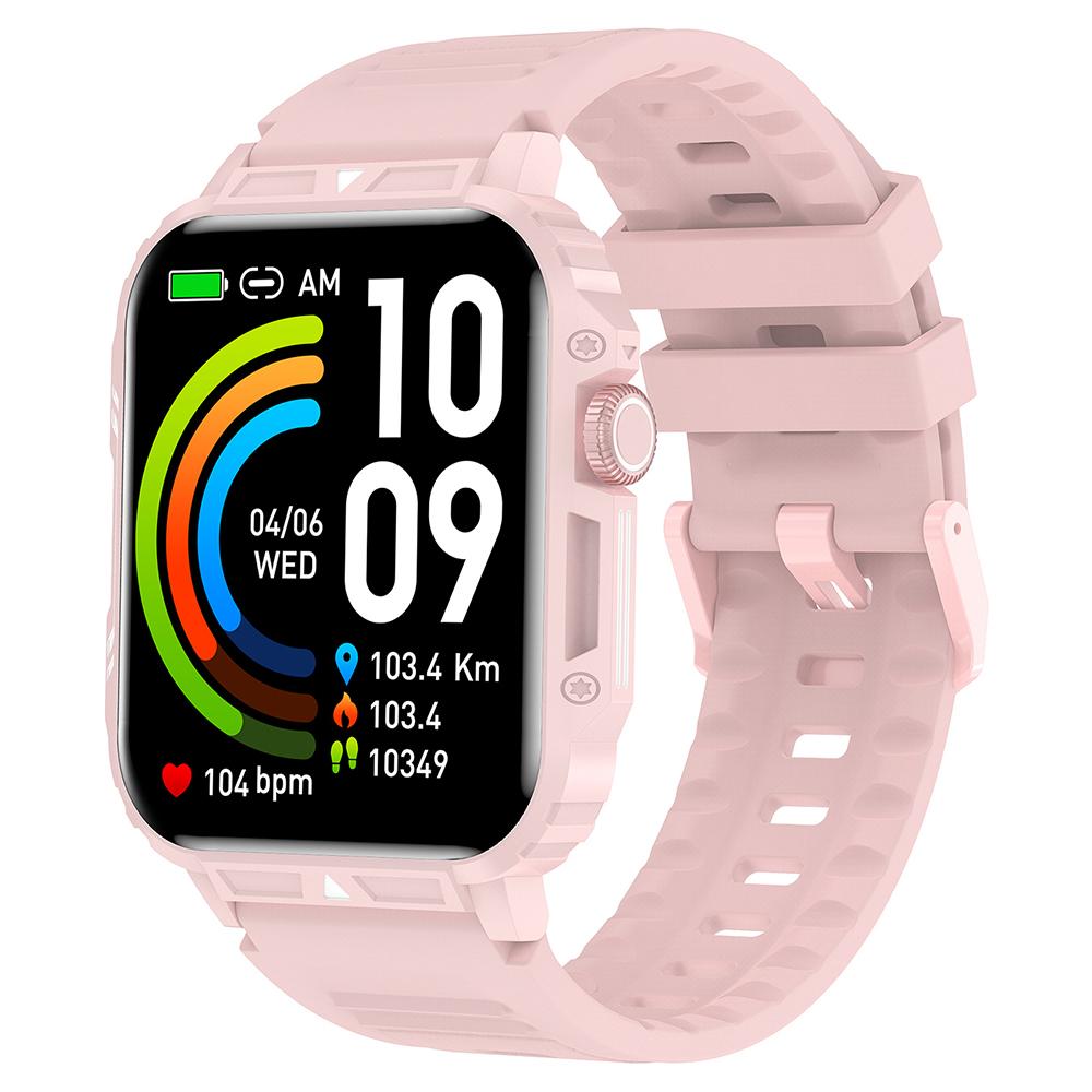 L81 1,95-Zoll Outdoor-Sport-Tracker Bluetooth-kompatibel Anruf Smartwatch Gesundheitsmonitor Armbanduhr