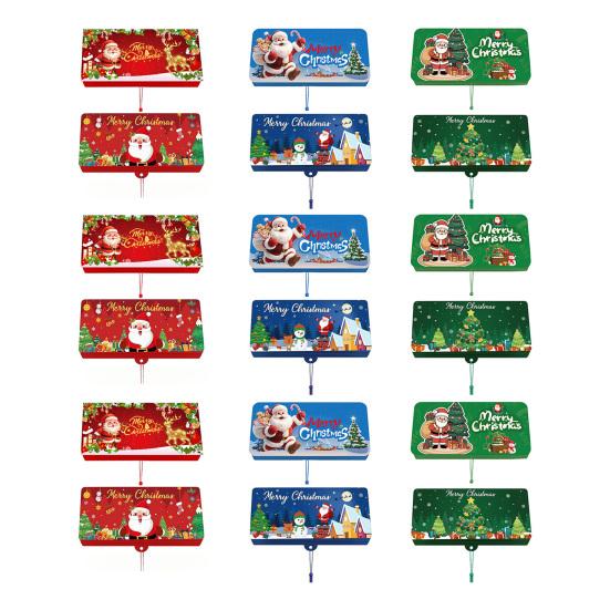 Christmas Cash Gift Envelopes 10 Slots Surprise Xmas Gift Card Holder