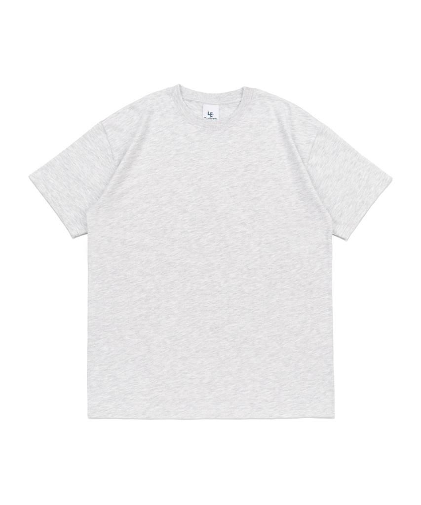 Leukeoseuteom The Essential 18S Plain Short Sleeve T-Shirt (Light Melange)