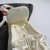 Korean Style Nylon Bag Bowknot Bow Shoulder Bag Casual Drawstring Backpack  Office Worker