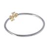 TORY BURCH Color Block Design Brass Bracelet Women's Gold 78I-GGD012-gold F