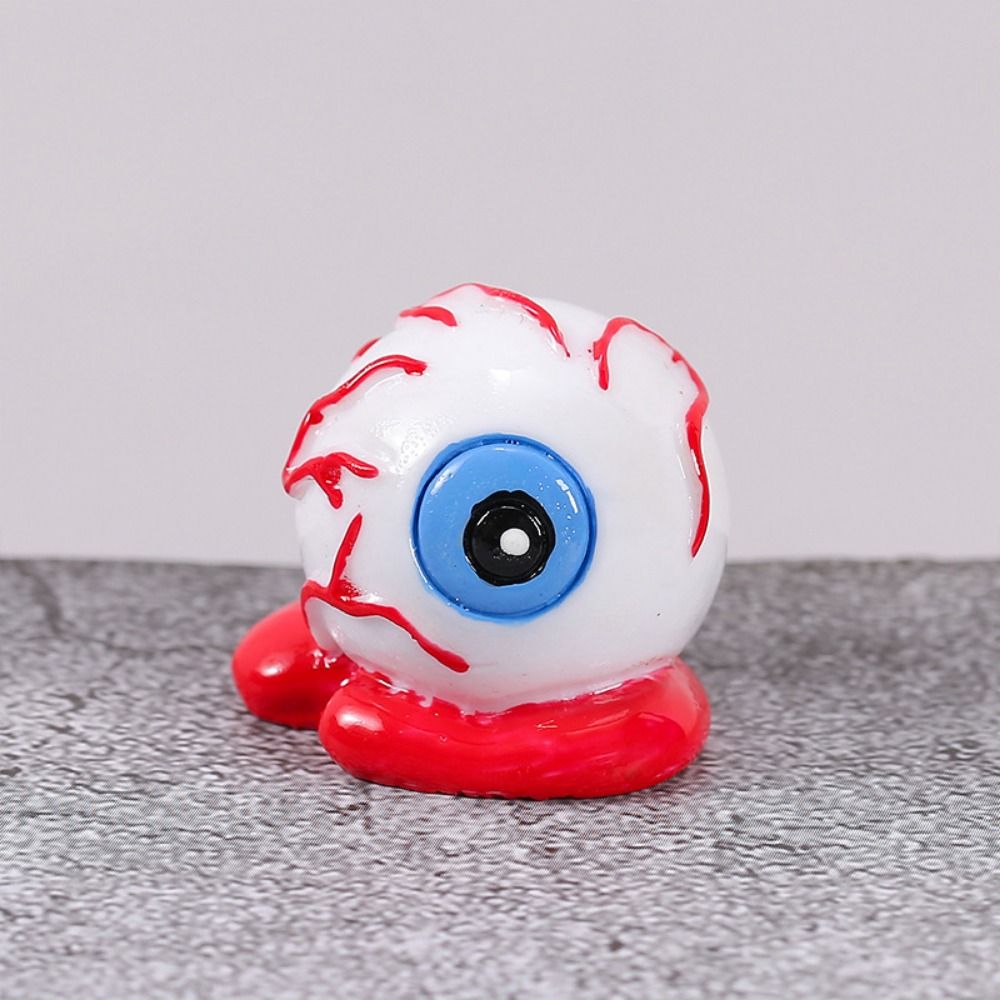 Eyeball Ghost Ornaments 3D Resin Halloween Ornament Creative Halloween Small Ornament  Home