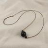 Retro Purple Rosewood Beaded Incense Ball Necklace - Versatile Cotton Linen Accessory