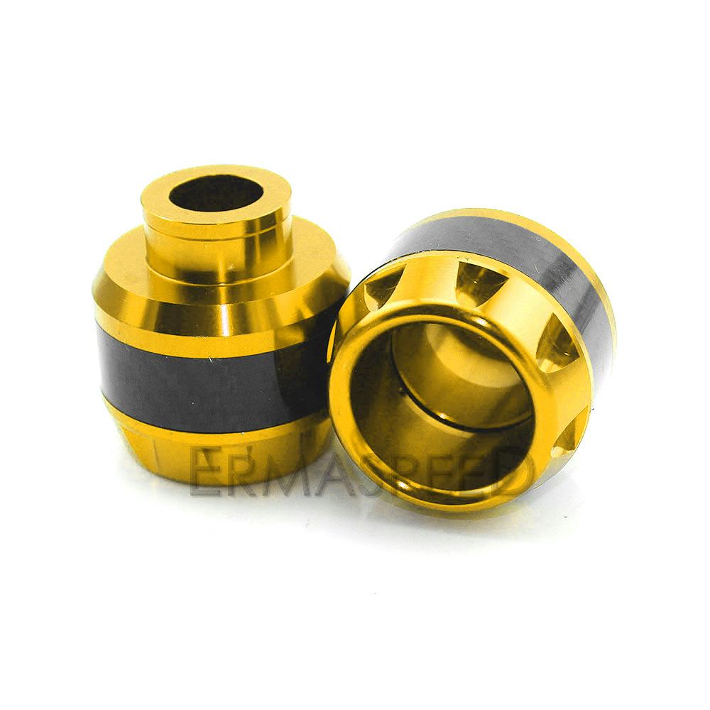 Pár Univerzální nárazová podložka na motocykl CNC hliníková ochrana proti pádu Motocyklový rám Slider pro motocyklový sport