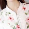 Women Thin Slim Short Female Jackets Plue Size Fashion Women Bomber Print Jacket Long Sleeve Basic Jacket Coats