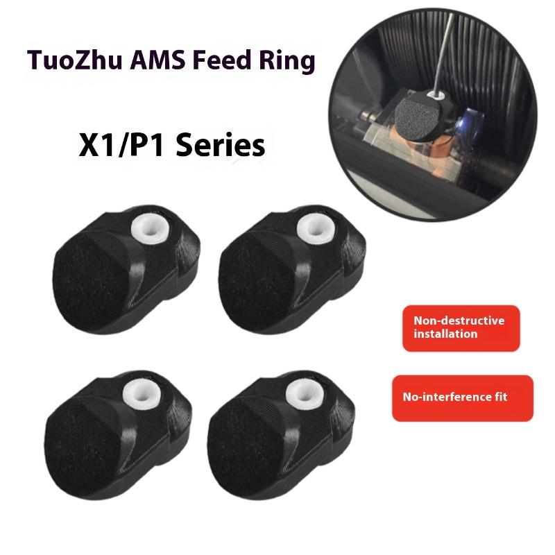 4 Stück/Set AMS Upgrades Panda AMS Schutz Einlassringschutz Für Bambu Lab X1C P1S P1P 3D-Drucker DIY Zubehör