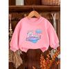 Kids Sweatshirt, Brightly Colored Print Pattern, a Comfortable And Skin-Friendly Round-Neck Lightweight Sweatshirt ,Casual Daily Sweatshirt