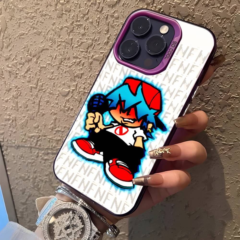 Game F-Friday Night F-Funkins Phone Case For iPhone 17,16,15,14,13,12,11Pro,XS,Max,Plus,Mini,SE4,E Purple Matte Shockproof Cover