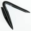 His Factory Bifold Wallet (with Coin Purse) Pueblo Genuine Leather, Handcrafted in Japan, Gift (Black)