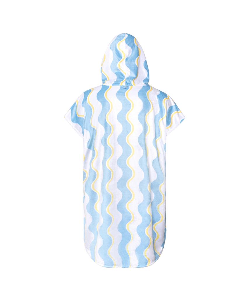 Umpa Packable Poncho Towel Wave