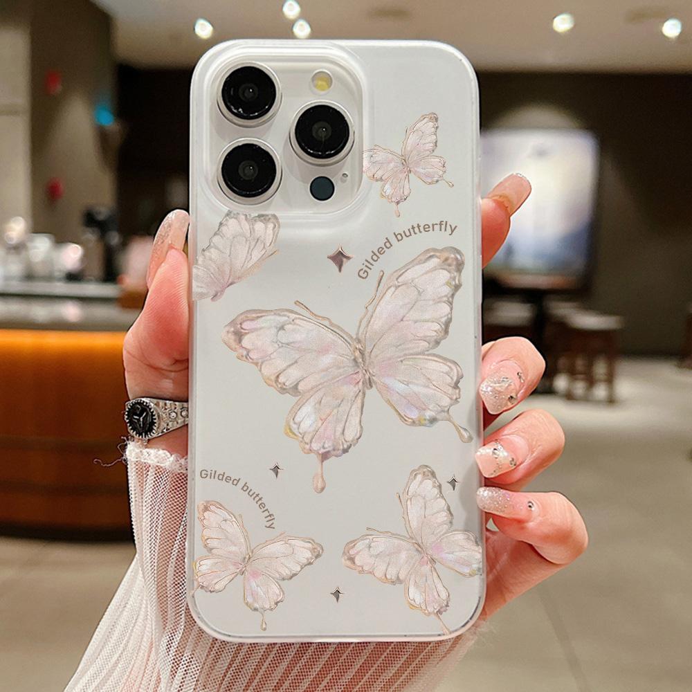 Etui na telefony komórkowe iPhone 11 13 15 Pro Max 12 14 Pro Max Etui iPhone 16 15 Plus 13 Pro 12 Mroźna tekstura Malowane kwiaty z kreskówek