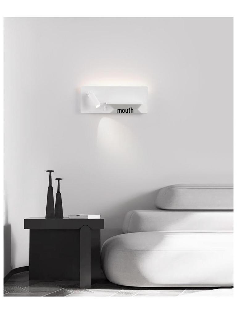USB Wall Lamp: Modern LED Bedside Reading Light for Living Room, Guest Room, or Hotel