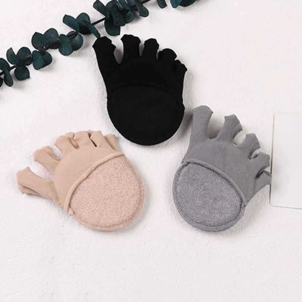 Elastic Forefoot Socks Invisible Toe Socks Casual Half Feet Socks Lady