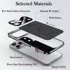 KEYSION Luxury Grid Pattern PU Leather Case for iPhone 17 Pro Max Plating TPU Camera Protection Phone Cover for iPhone 17 Air