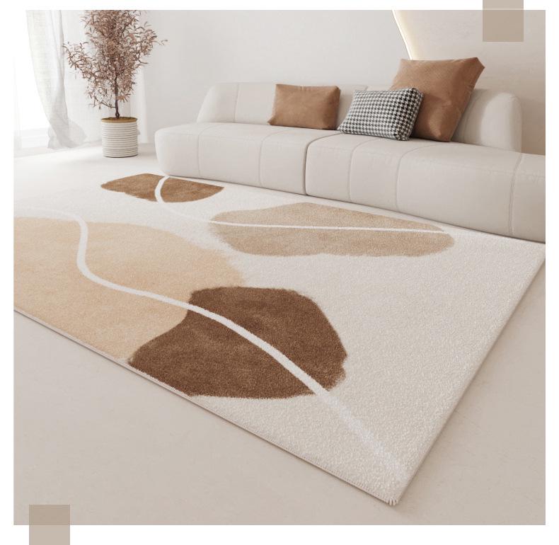 Modern Luxury Imitation Cashmere Non-Slip Carpet for Living Room and Bedroom