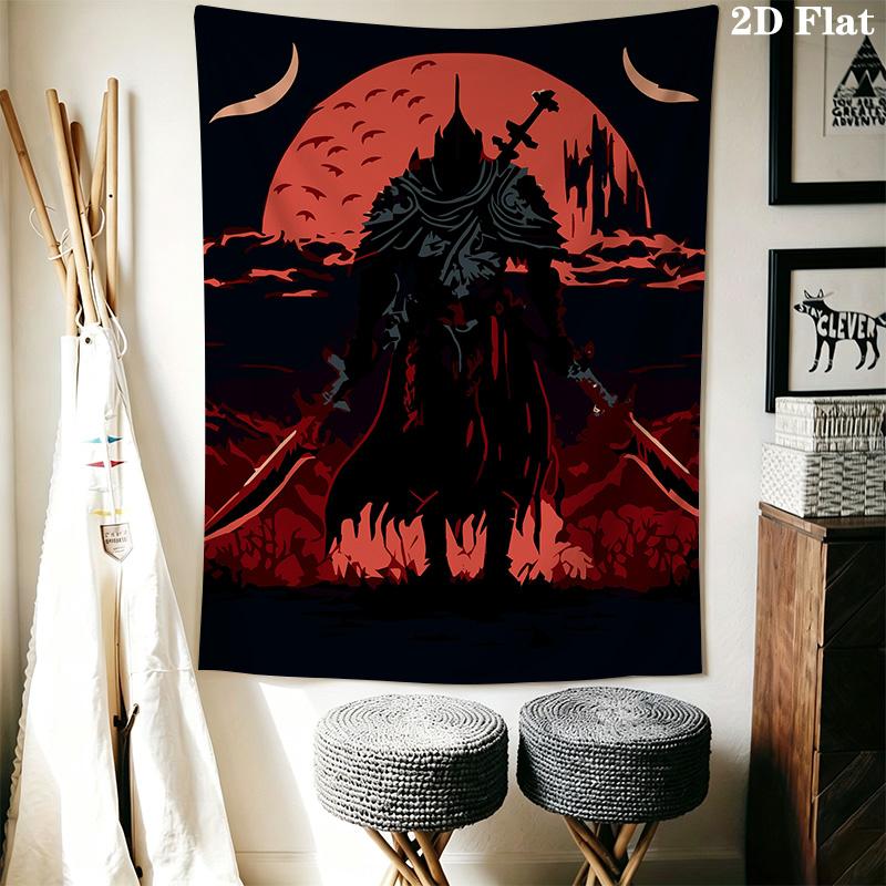 Dark Souls Pattern Home Decor Tapestry, Wall Hanging, Decorative RV Wall Cloth.SGT0917217